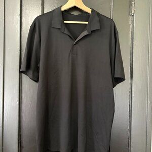 👕🍋 Men's Lululemon Metal Vent Tech Polo Black / Black (First Release)